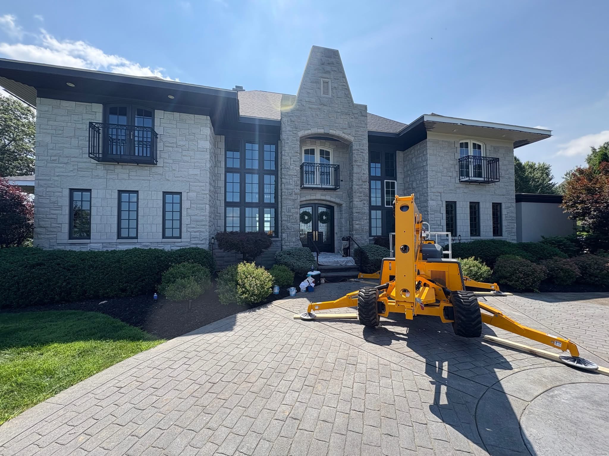 Stone estate exterior